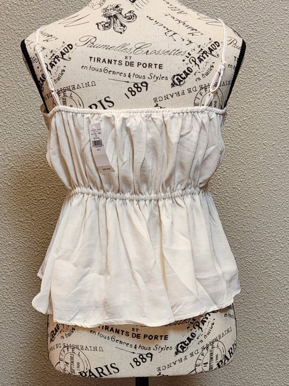 AMERICAN EAGLE AE Button Front Eyelet Ribbon Cami - Small - NEW NWT - Picture 3 of 4